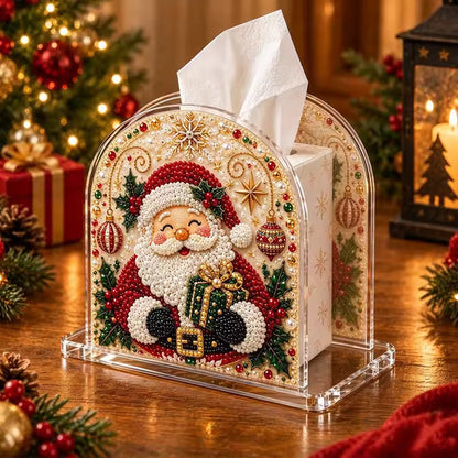 Christmas Diamond Painting Tissue Box Holder for Adults