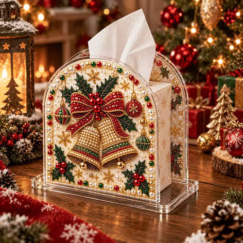 Christmas Diamond Painting Tissue Box Holder for Adults