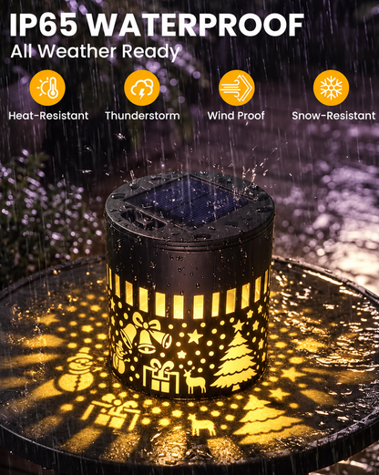 Taluxa™ Christmas Decorative Solar Projection Light, IP65 Waterproof